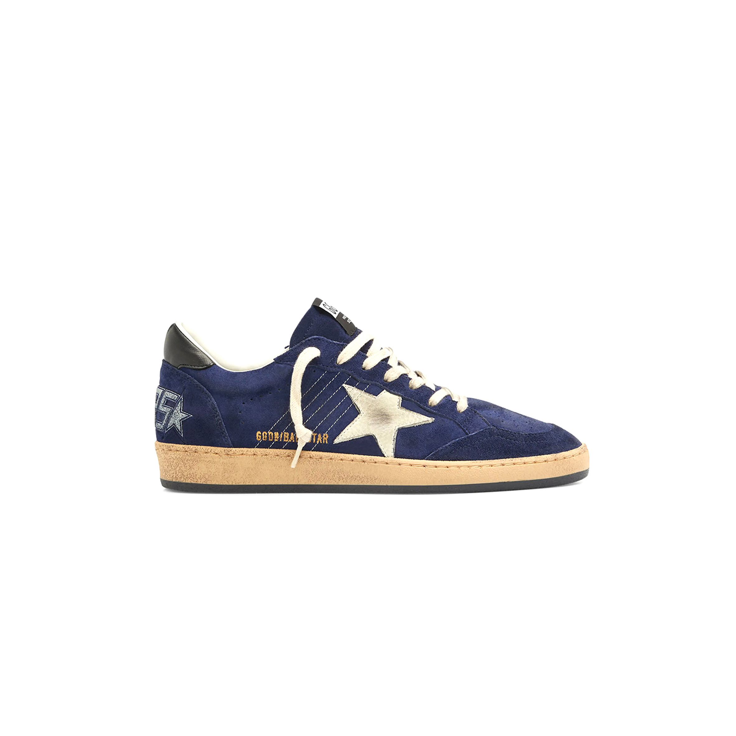 GOLDEN GOOSE MEN'S BALL STAR SUEDE LOW-TOP SNEAKERS 365063